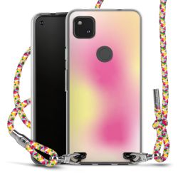 New Carry Case Transparent Stoff colourful/silber