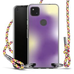 New Carry Case Transparent Stoff colourful/silber