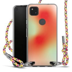 New Carry Case Transparent Stoff colourful/silber