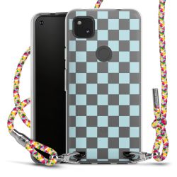 New Carry Case Transparent Stoff colourful/silber