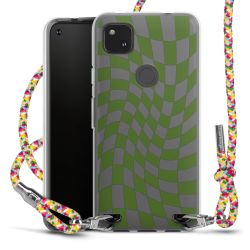 New Carry Case Transparent Stoff colourful/silber