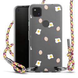 New Carry Case Transparent Stoff colourful/silber