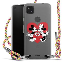 New Carry Case Transparent Stoff colourful/silber