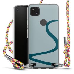 New Carry Case Transparent Stoff colourful/silber