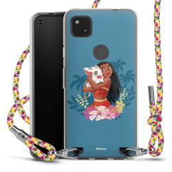 New Carry Case Transparent Stoff colourful/silber