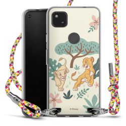 New Carry Case Transparent Stoff colourful/silber