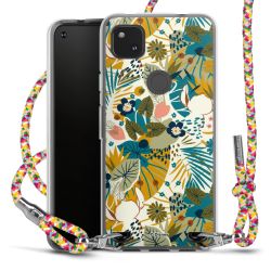 New Carry Case Transparent Stoff colourful/silber