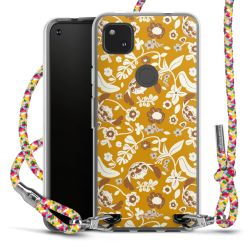 New Carry Case Transparent Stoff colourful/silber