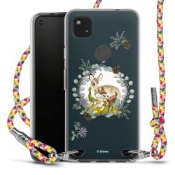 New Carry Case Transparent Stoff colourful/silber