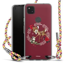 New Carry Case Transparent Stoff colourful/silber