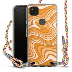 New Carry Case Transparent Stoff colourful/silber