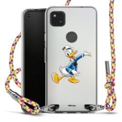 New Carry Case Transparent Stoff colourful/silber