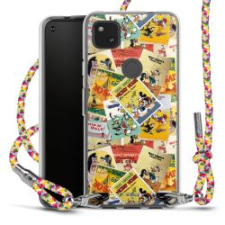 New Carry Case Transparent Stoff colourful/silber