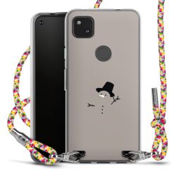 New Carry Case Transparent Stoff colourful/silber