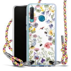 New Carry Case Transparent Stoff colourful/silber