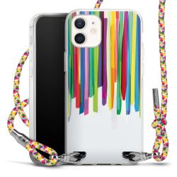 New Carry Case Transparent Stoff colourful/silber