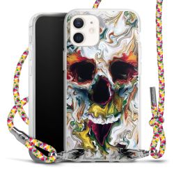 New Carry Case Transparent Stoff colourful/silber