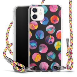 New Carry Case Transparent Stoff colourful/silber