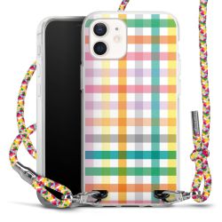 New Carry Case Transparent Stoff colourful/silber