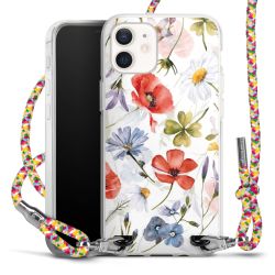 Carry Case Transparent Fabric colourful