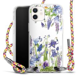 New Carry Case Transparent Stoff colourful/silber