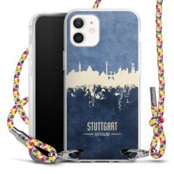 New Carry Case Transparent Stoff colourful/silber