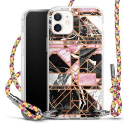 New Carry Case Transparent Stoff colourful/silber