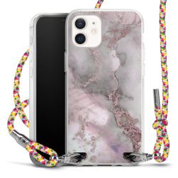 New Carry Case Transparent Stoff colourful/silber