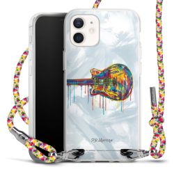 New Carry Case Transparent Stoff colourful/silber