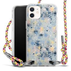 New Carry Case Transparent Stoff colourful/silber