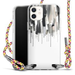 New Carry Case Transparent Stoff colourful/silber