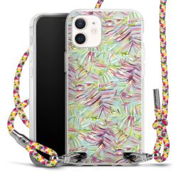 New Carry Case Transparent Stoff colourful/silber