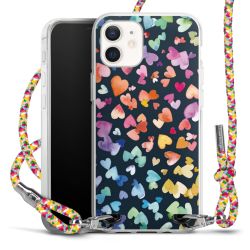 New Carry Case Transparent Stoff colourful/silber