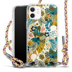 New Carry Case Transparent Stoff colourful/silber