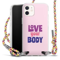 New Carry Case Transparent Stoff colourful/silber