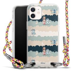 New Carry Case Transparent Stoff colourful/silber