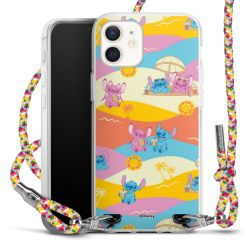 New Carry Case Transparent Stoff colourful/silber