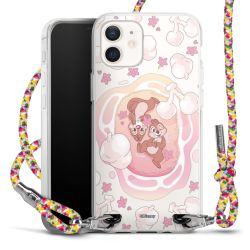 New Carry Case Transparent Stoff colourful/silber