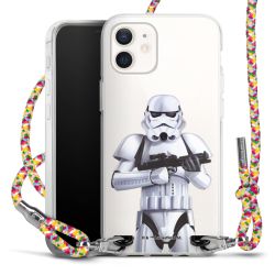 New Carry Case Transparent Stoff colourful/silber