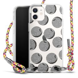 New Carry Case Transparent Stoff colourful/silber