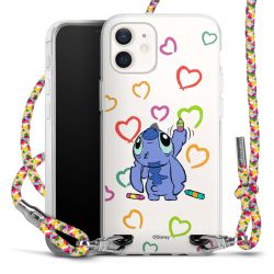 New Carry Case Transparent Stoff colourful/silber