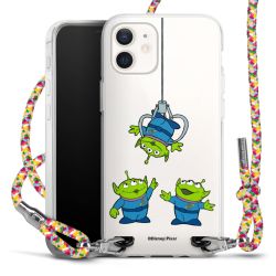 New Carry Case Transparent Stoff colourful/silber