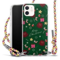 New Carry Case Transparent Stoff colourful/silber