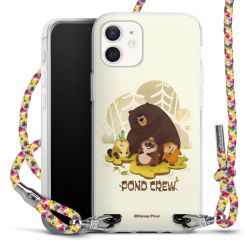 New Carry Case Transparent Stoff colourful/silber