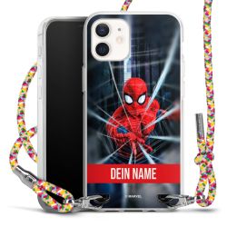 New Carry Case Transparent Stoff colourful/silber