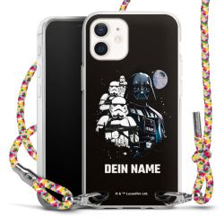 New Carry Case Transparent Stoff colourful/silber