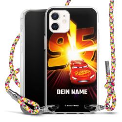 New Carry Case Transparent Stoff colourful/silber