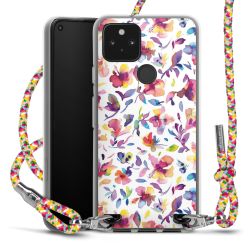 New Carry Case Transparent Stoff colourful/silber