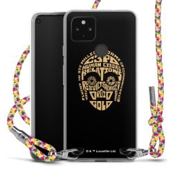 New Carry Case Transparent Stoff colourful/silber