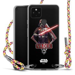 New Carry Case Transparent Stoff colourful/silber